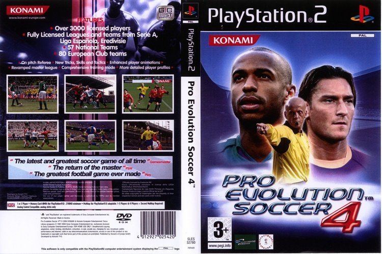 Pro Evolution Soccer 4 Pro Evolution Soccer 4 Europe EnFrDeEs v200 ISO lt PS2 ISOs