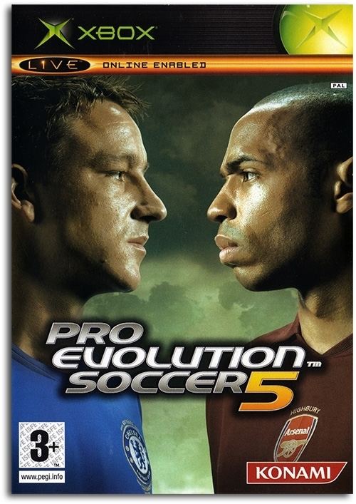 Pro Evolution Soccer 5 Pro Evolution Soccer 5 Poster Xbox Game Cover Artwork