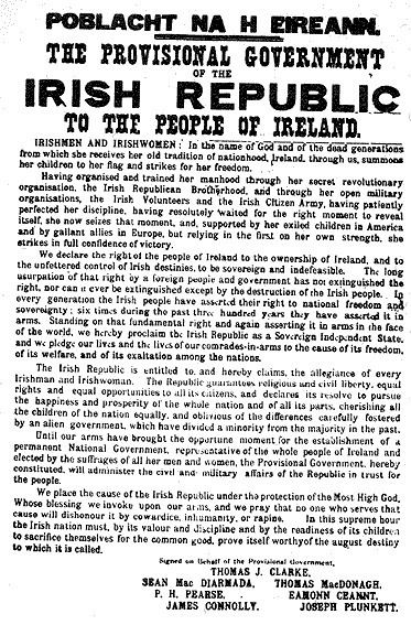 Proclamation of the Irish Republic Readings The Proclamation Of The Irish Republic The Ira amp Sinn