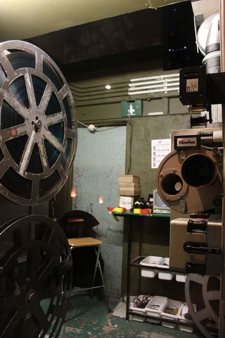 Projection booth