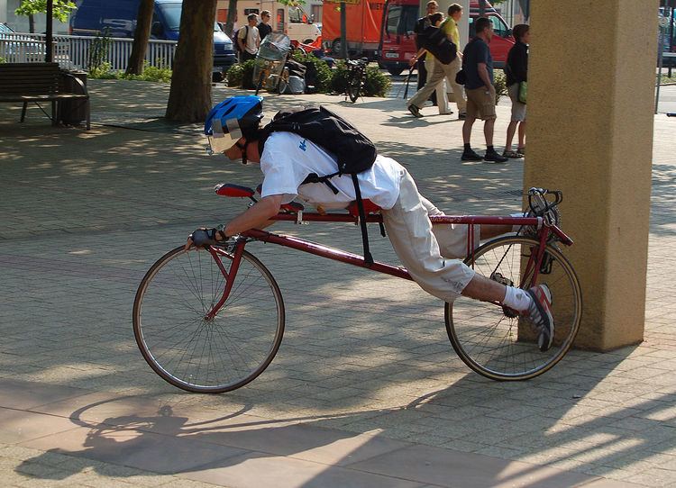 Prone bicycle