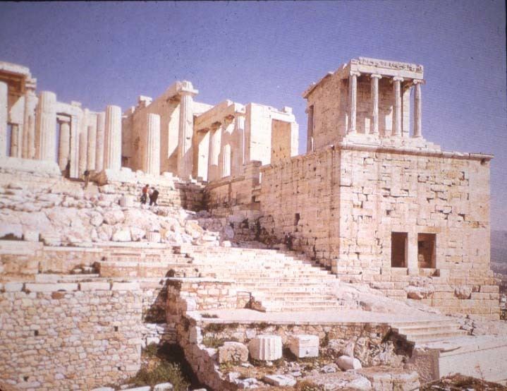 Propylaea The Persian Wars the Propylaea and the Parthenon Sample Course 3