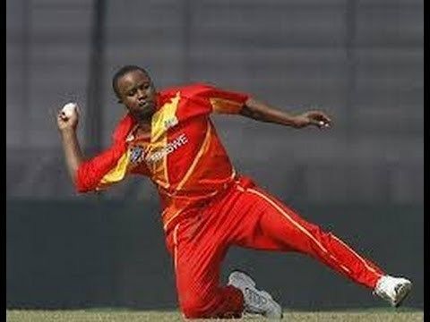 Prosper Utseya (Cricketer) playing cricket