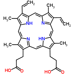 Protoporphyrin Protoporphyrin IX C34H34N4O4 ChemSpider