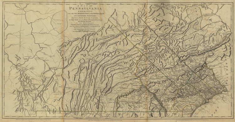 Province of Pennsylvania PAgenealogynet Pennsylvania Historical Maps