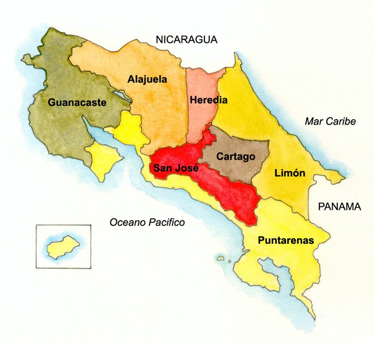 Provinces of Costa Rica Les 7 provinces du Costa Rica gographie histoire tourisme