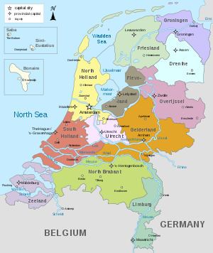 Provinces of the Netherlands Provinces of the Netherlands Wikipedia