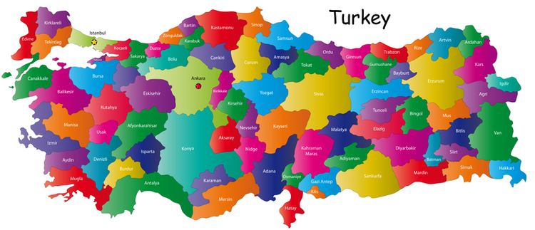 Provinces of Turkey Map of Turkey and Provinces Turkish Travel Blog