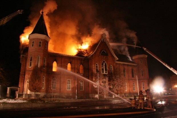 Provo Tabernacle The Unusual Prompting a Firefighter Received that Saved the Walls of