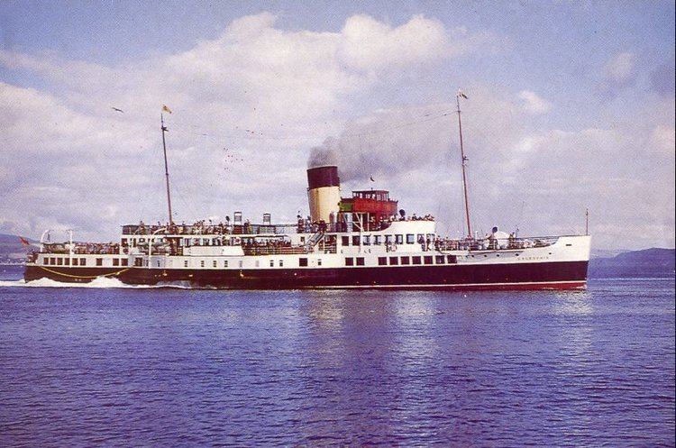 PS Caledonia (1934) A Peep into the Past Article for 19611