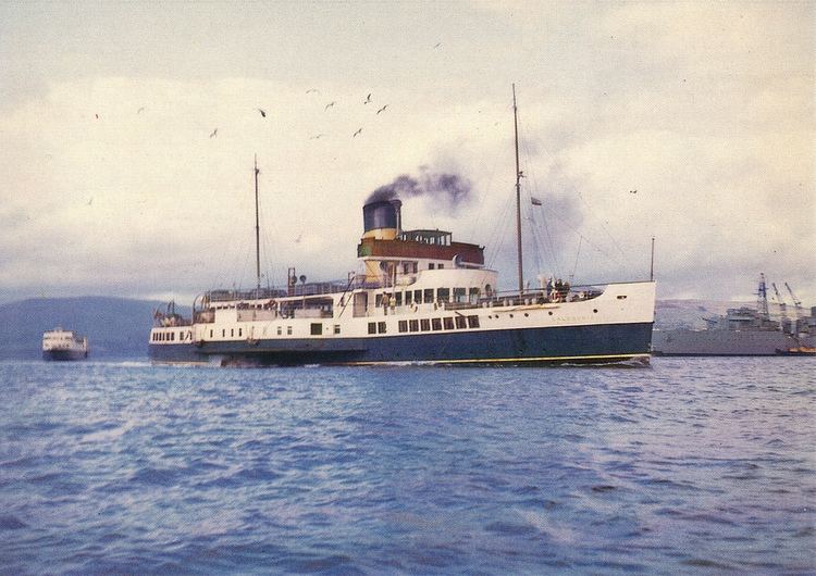 PS Caledonia (1934) PS Caledonia Caledonian Steam Packet Company paddle steame Flickr