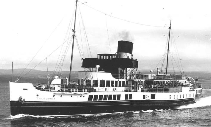PS Caledonia (1934) Last Clyde Season of the 39Jeanie Deans39