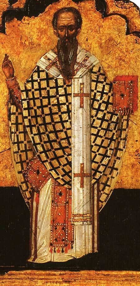 Pseudo-Dionysius the Areopagite Biography and portraits of Dionysius the Areopagite
