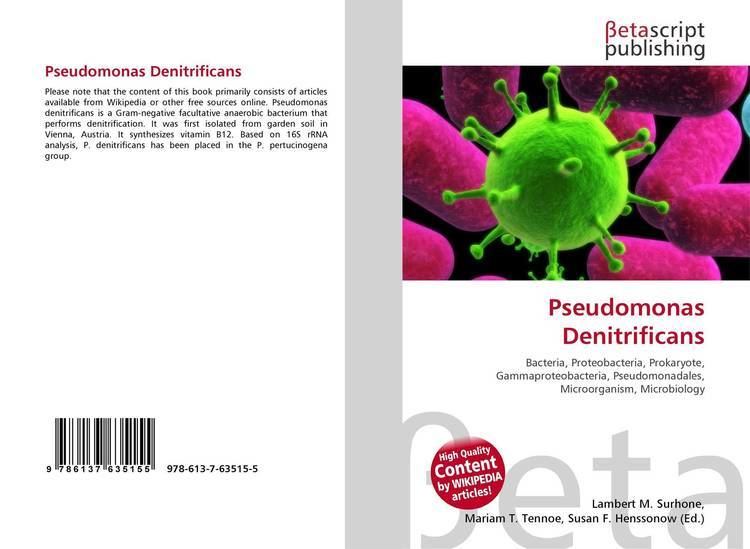 Pseudomonas denitrificans Search results for quotPseudomonasquot