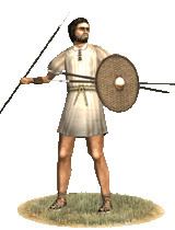 Psiloi the skirmish infantry usually entirely unarmoured of the Byzantine