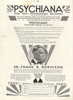 Psychiana PRX Piece Psychiana The Story of Frank B Robinson