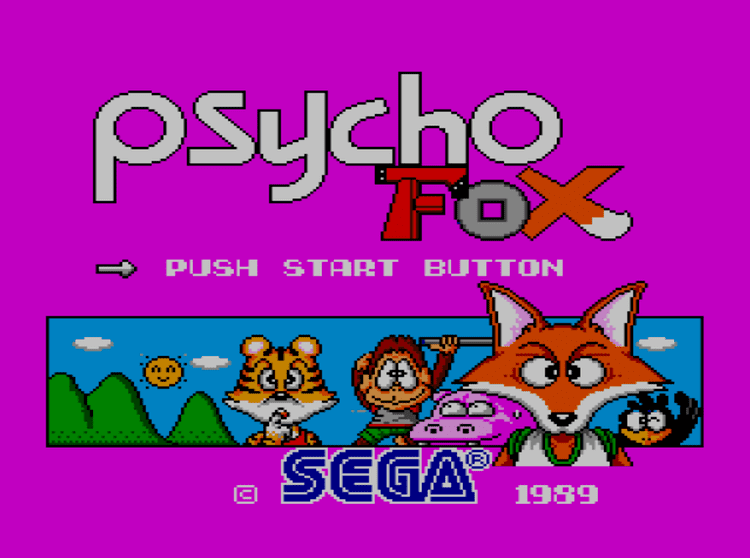 Psycho Fox Classic Gaming Blog Psycho Fox Sega Master System Retro Review