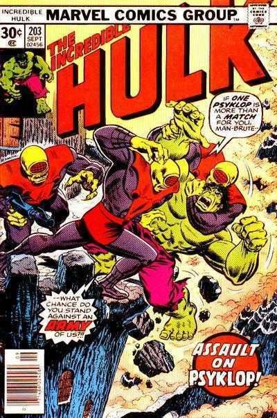 Psyklop The Incredible Hulk 203 Assault on Psyklop Issue