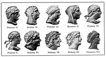 Ptolemaic pharaohs and their wives