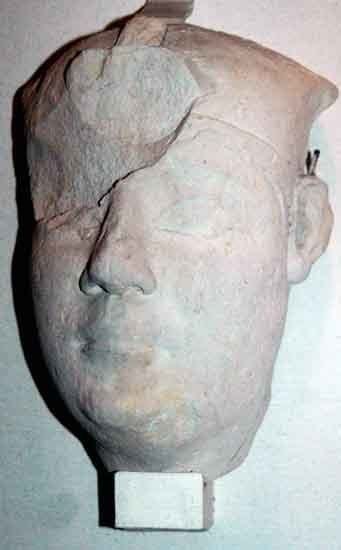 Ptolemy V Epiphanes Limestone head of Ptolemy V Epiphanes from Memphis