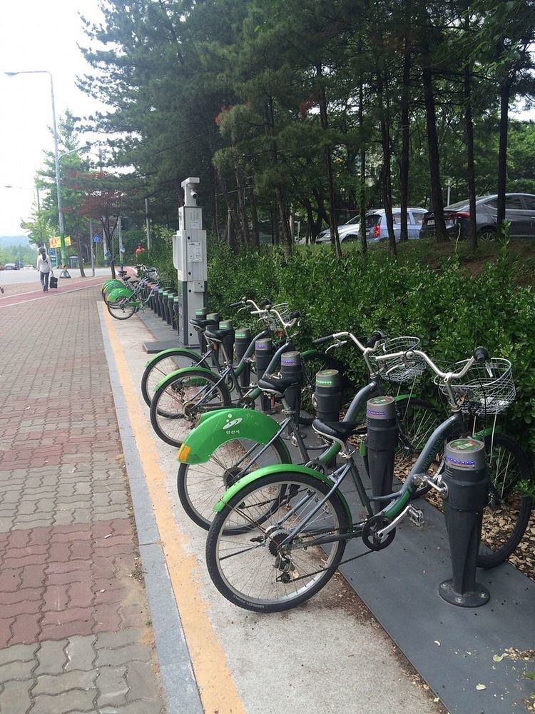 Public bicycle rental service in South Korea