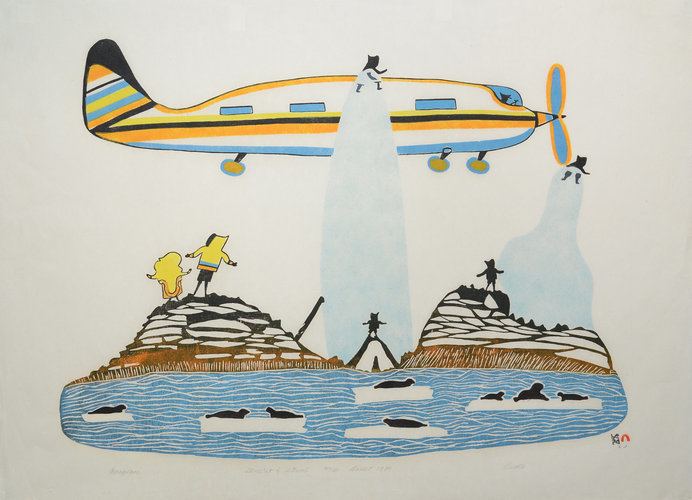 Pudlo Pudlat Pudlo Pudlat 19161992 Inuit artist biography and portfolio