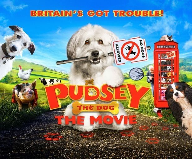 Pudsey: The Movie movie scenes Pudsey the Dog The Movie will follow the titular hound and his siblings Molly Izzy Meikle Small George Spike White and Tommy Malachy Knights as they 