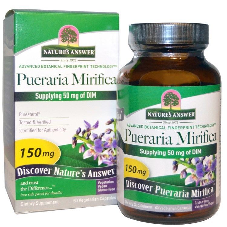 Pueraria mirifica Nature39s Answer Pueraria Mirifica 150 mg 60 Veggie Caps iHerbcom