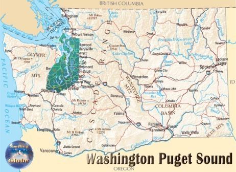 Puget Sound region Washington State Puget Sound Region population 1700000 Area Km2