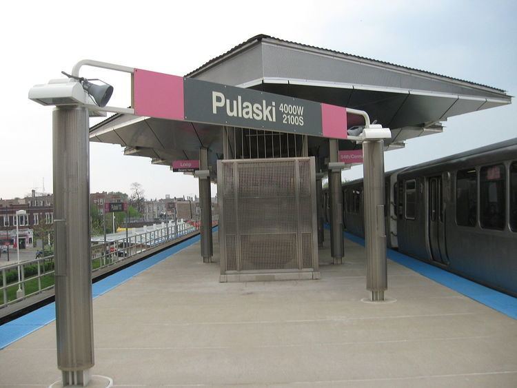 Pulaski (CTA Pink Line station)