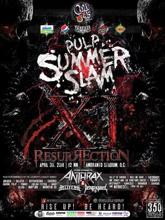 Pulp Summer Slam PULP SUMMER SLAM XI RESURRECTION PULP Magazine Live LIVE LOUD