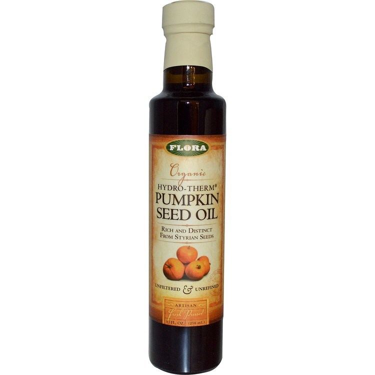 Pumpkin seed oil Flora Organic HydroTherm Pumpkin Seed Oil 85 fl oz 250 ml