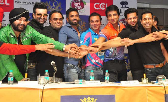 Punjab De Sher Punjab De Sher in Celebrity Cricket league 2016 PunjabiPollywoodcom