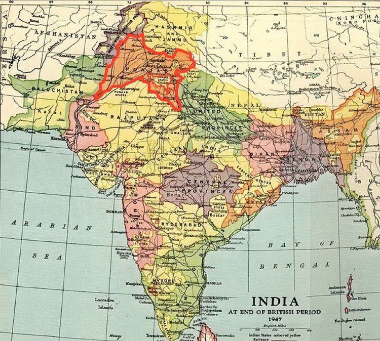 Punjab (region) Radicalism and the Divisions of Punjab GeoCurrents