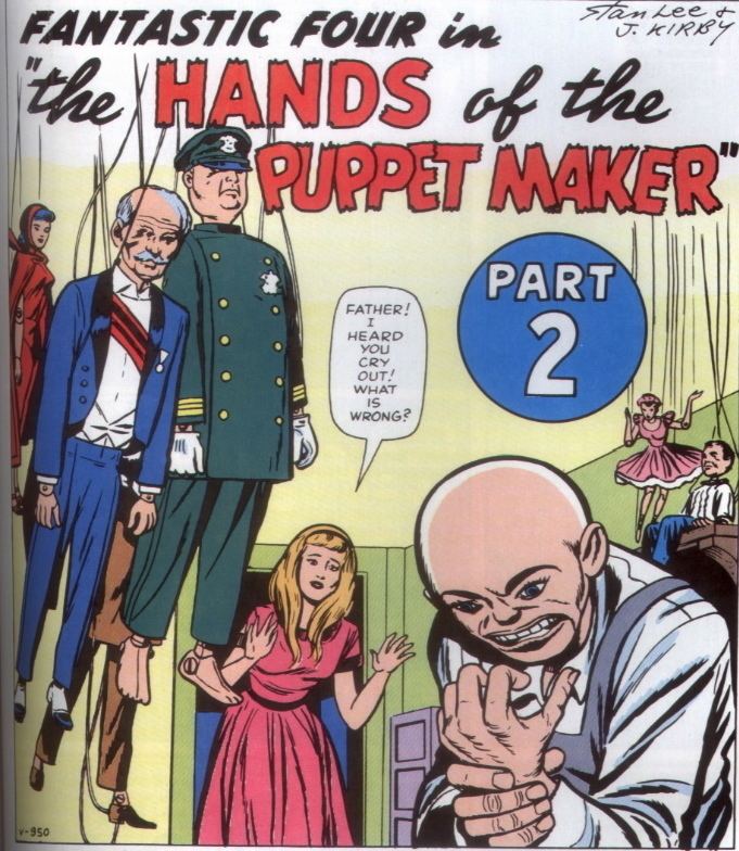 Puppet Master (Marvel Comics) FANTASTIC FOUR 8 1962 Berkeley Place