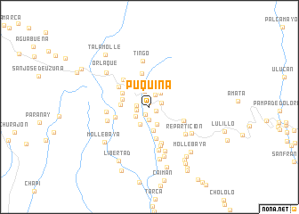 Puquina language Puquina Peru map nonanet