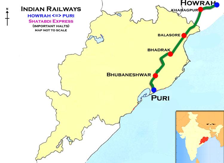 Puri Howrah Garib Rath Express