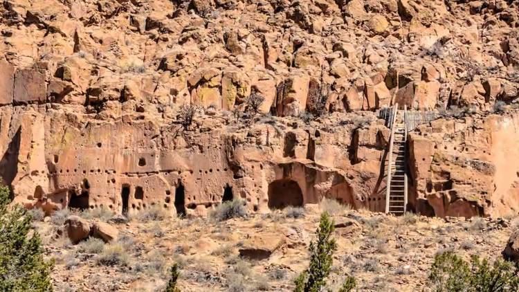 Puye Cliff Dwellings The Puye Cliffs complex YouTube