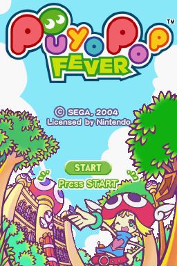 Puyo Pop Fever Puyo Pop Fever UWet 39N39 Wild ROM lt NDS ROMs Emuparadise
