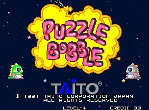 Puzzle Bobble Puzzle Bobble Videogame by Taito