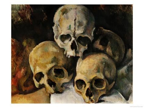 Pyramid of Skulls A Pyramid of Skulls 18981900 Giclee Print by Paul Czanne at