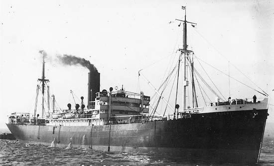 Q-ship 3rd February 1941 Qship torpedoed in the Atlantic
