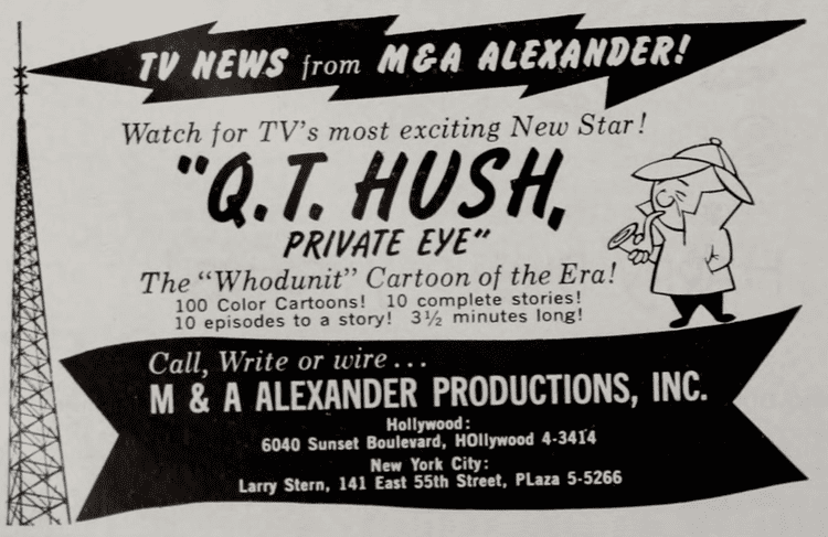 Q. T. Hush Tralfaz TV Animation 1960