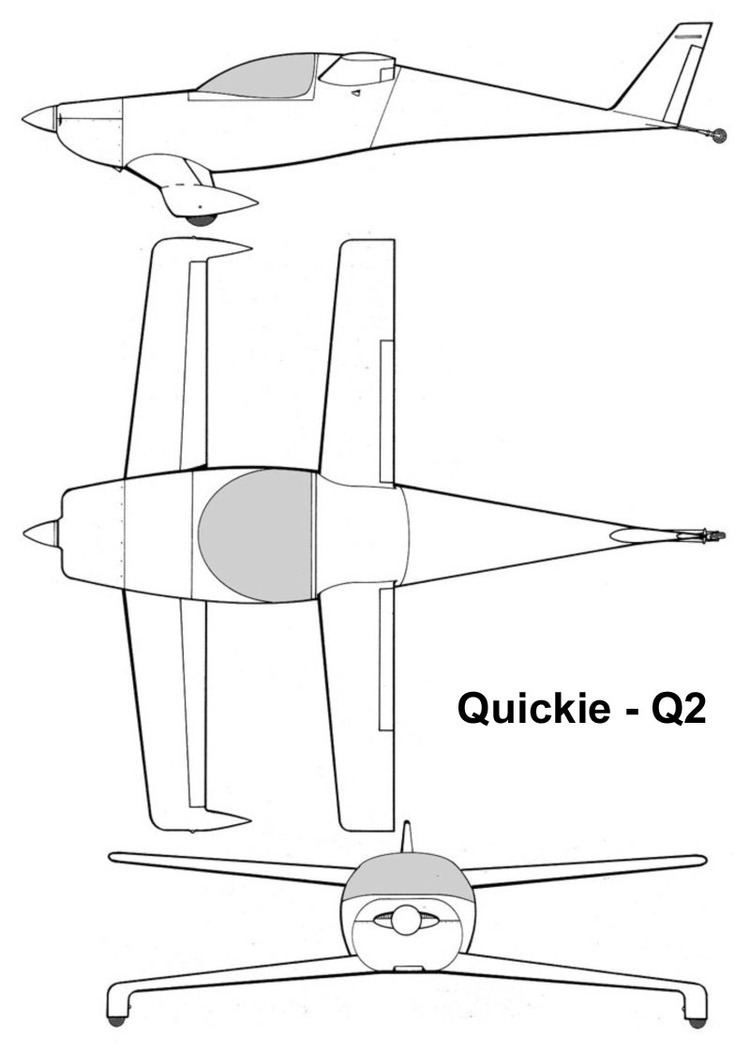 QAC Quickie Q2 3view Drawing