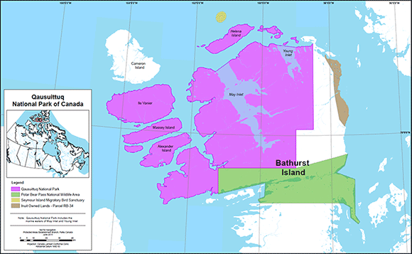Qausuittuq National Park Parks Canada A National Park Proposal on Bathurst Island