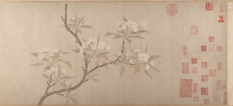 Qian Xuan Qian Xuan Pear Blossoms China Yuan dynasty 1271
