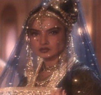 Rekha in a scene from 1998 movie, Qila