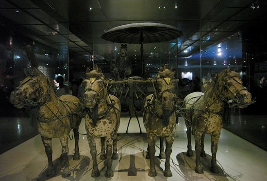 Qin bronze chariot