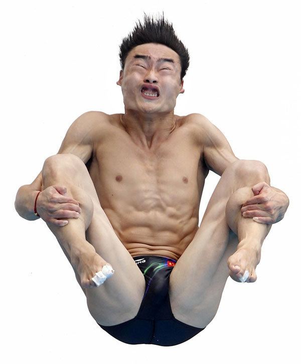 Qin Kai (diver) Photos of divers39 faces up close Doobybraincom