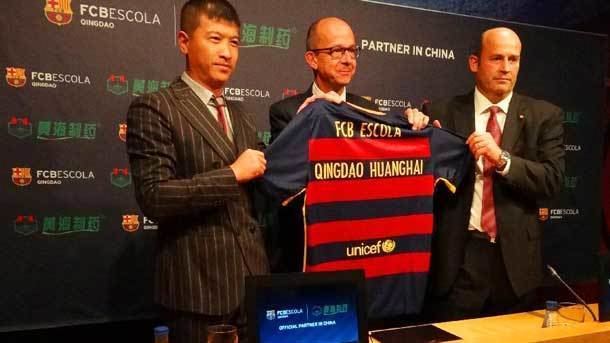 Qingdao Huanghai F.C. El FC Barcelona abrir una segunda escuela de ftbol en China FC